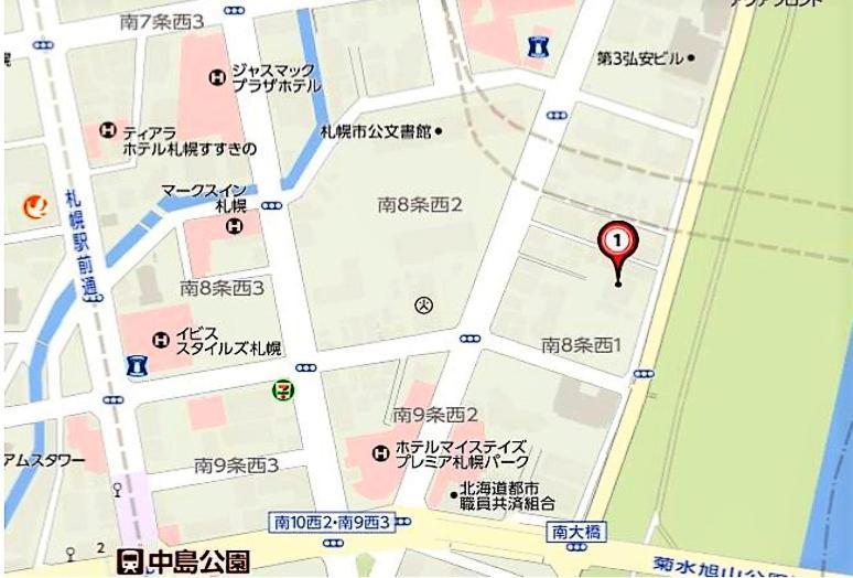 Apartmán サービスアパ―トメントsapporo中島公園1Ldk802 Exteriér fotografie